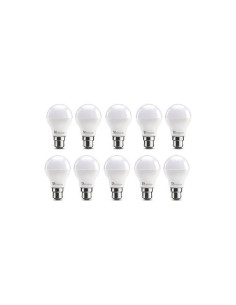 Syska Led Lights 7 W Standard B22 D LED Bulb (White, Pack of 10)