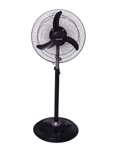 SHATAK 16" BULLET TOOFAN 400 MM High Speed 3 Blade Pedestal Fan  (Black, Pack of 1)