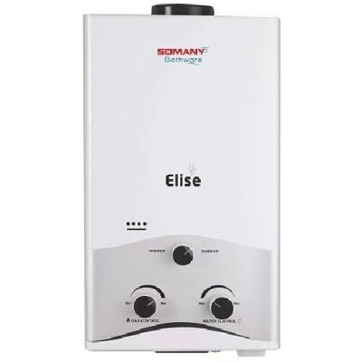 SOMANY 6 L Storage Water Geyser (Elise Gas Water Heater M-LPG, White)