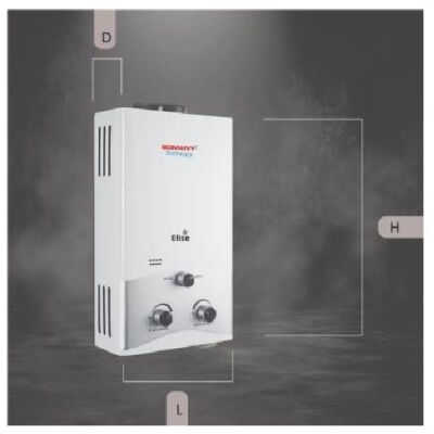 SOMANY 6 L Storage Water Geyser (Elise Gas Water Heater M-LPG, White)