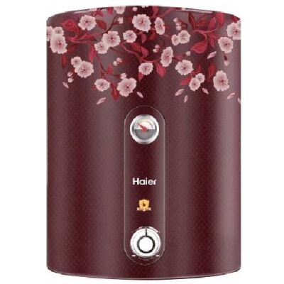 Haier 15 L Storage Water Geyser (ES15V, Floral Red)