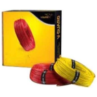 V-Guard 6 Sqmm 90m Red Single Core PVC Insulated Unsheathed Cable