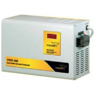 V-Guard VWR 400 Plus For Ac upto 1.5 Ton (130V-300V) Voltage Stabilizer (Grey)