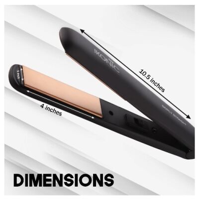 IKONIC SIMPLY STRAIGHT HAIR STRAIGHTENER BLACK