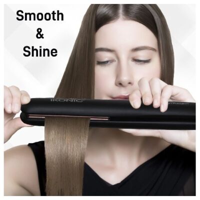 IKONIC SIMPLY STRAIGHT HAIR STRAIGHTENER BLACK