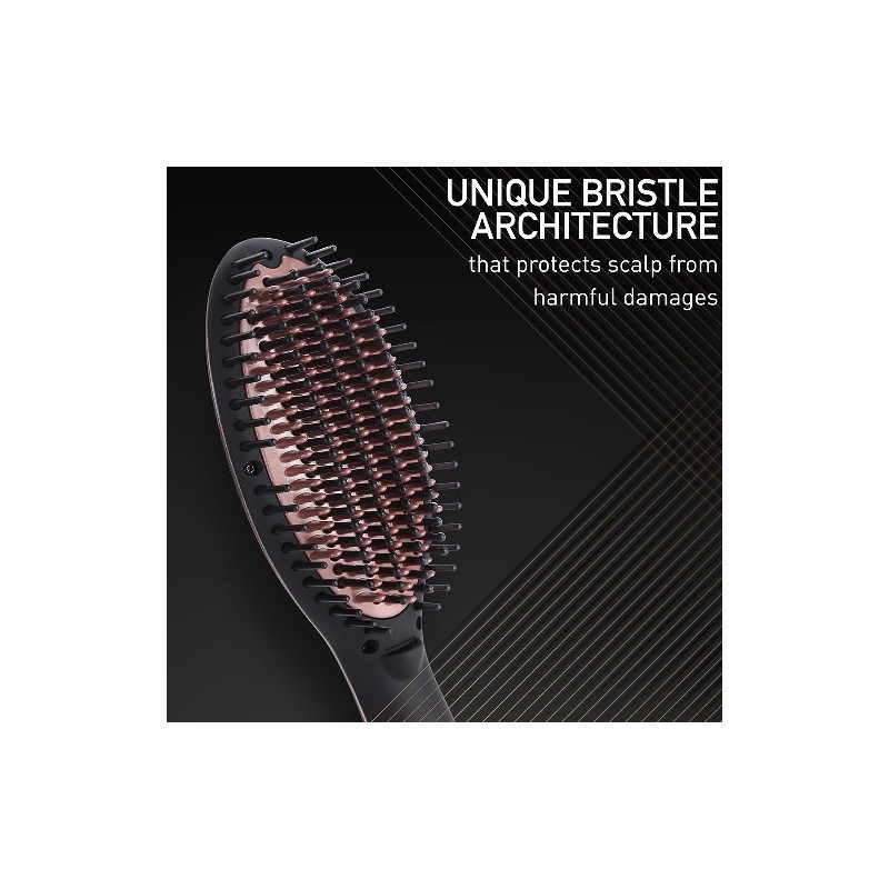 IKONIC 240 Watts Hot Brush  Hair Straightener Black  Amazonin Beauty