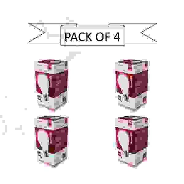 COMPACT 12 W BASIC STANDARD B22 LED BULB (WHITE, PACK OF 4)