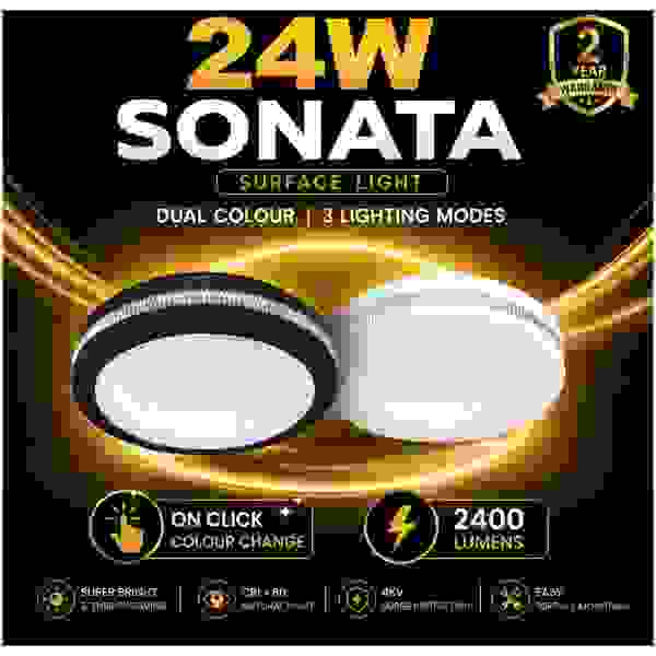 24W SONATA SURFACE LED LIGHT