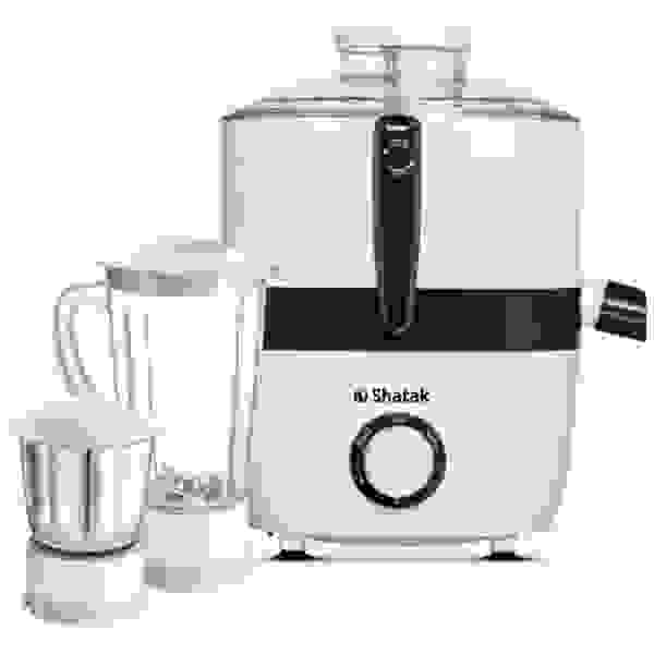 SHATAK JMG 500 W JUICER MIXER GRINDER AVATAR (500 W | 2 JARS | WHITE/GREY)